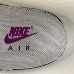 NIKE AIR FORCE 1 - BRANCO/ROXO - UNISSEX na internet