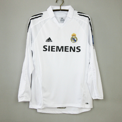 CAMISA RETRÔ DO REAL MADRID - MANGA LONGA BECKHAM 23 - HOME 05/06 - comprar online