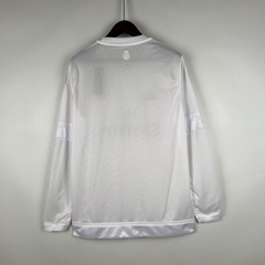 CAMISA RETRÔ DO REAL MADRID - MANGA LONGA - HOME 15/16