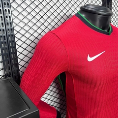 CAMISA DE PORTUGAL VERSÃO JOGADOR - HOME - MANGA LONGA 24/25 - comprar online