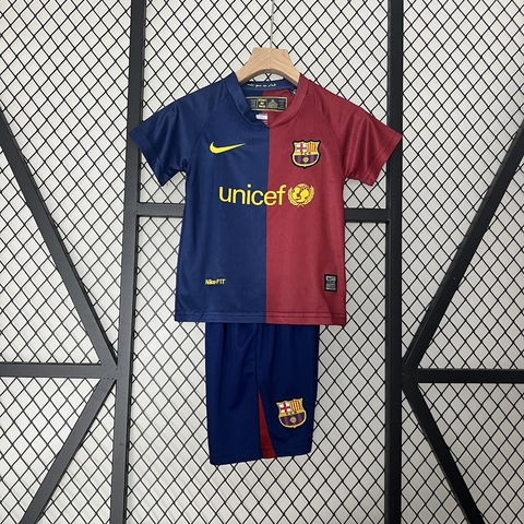 KIT INFANTIL RETRÔ DO BARCELONA - HOME 08/09 - comprar online