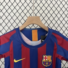 Imagem do KIT INFANTIL RETRÔ DO BARCELONA - HOME 05/06