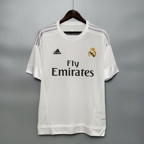 CAMISA RETRÔ DO REAL MADRID HOME 15/16 - comprar online