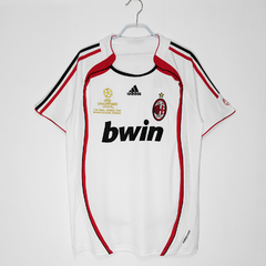 CAMISA RETRÔ DO MILAN - KAKÁ 22 - AWAY 06/07 - comprar online
