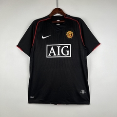 CAMISA RETRO DO MANCHESTER UNITED - PRETA 07/08
