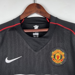 CAMISA RETRO DO MANCHESTER UNITED - PRETA 07/08 - NETSHIRTS