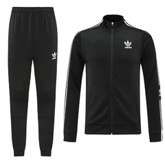 CONJUNTO AGASALHO ADIDAS CLÁSSICO - PRETO