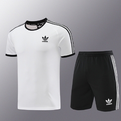 CONJUNTO TREINO ADIDAS CLÁSSICO - PRETO 24/25
