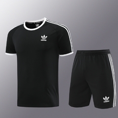 CONJUNTO TREINO ADIDAS CLÁSSICO - PRETO 24/25 - loja online