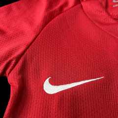 KIT INFANTIL RETRÔ MANCHESTER UNITED - HOME 07/08 - loja online