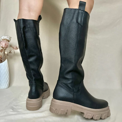 JULIA BOTA NEGRO/BEIGE