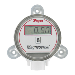 MS-021-LCD | DWYER | Sensor de pressão diferencial (4-20mA) bidirecional (+/-) para ar para baixa pressão (0.1'', 0.25'', 0.5'' w.c.) com display LCD