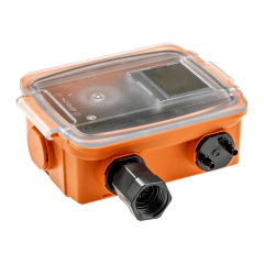 22ADP-58QB | BELIMO | Sensor de pressão diferencial (4-20mA ou 0-5/10V) de ar com range de 0 a 250Pa, Auto-Zero e display LCD