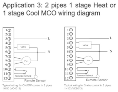 T6861H2WB-2 TERMOSTATO DIGITAL HONEYWELL, DUPLO ESTAGIO, 220V, ON OFF, HORIZONTAL, DISPLAY AZUL - RSA SENSORS