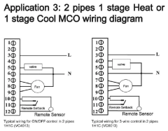 T6861H2WB-2 TERMOSTATO DIGITAL HONEYWELL, DUPLO ESTAGIO, 220V, ON OFF, HORIZONTAL, DISPLAY AZUL - RSA SENSORS