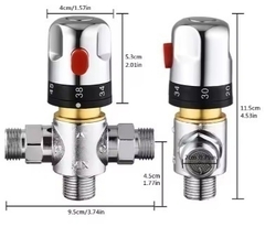 VÁLVULA CIRCULAÇÃO TERMOSTÁTICA. 1" VÁLVULA MISTURADORA DE SISTEMAS DE ÁGUA QUENTE, COM AJUSTE TEMPERATURA - comprar online