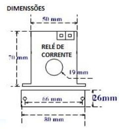 RSA-RC-CA-NF | RSA | SENSOR DE CORRENTE COM AJUSTE RANGE AJUSTE 0.5 ATÉ 200A, 1 CONTATO NORMAL ABERTO, CONTATO 0.3A~240VAC - RSA SENSORS
