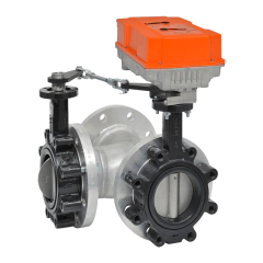 F7250L+PRBUP-3-T-250 | BELIMO | Válvula de 3 vias borboleta de 10" com Atuador ON/OFF com proteção NEMA 4X - 24 a 240Vac