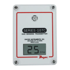 GSTC-C-LCD | DWYER | Sensor de CO (4-20mA ou 0-5/10V) com range de 0 a 500ppm com saída BACnet e Modbus e display LCD