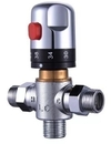 VÁLVULA CIRCULAÇÃO TERMOSTÁTICA. 3/4" VÁLVULA MISTURADORA DE SISTEMAS DE ÁGUA QUENTE, COM AJUSTE TEMPERATURA