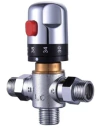 VÁLVULA CIRCULAÇÃO TERMOSTÁTICA. 1/2" VÁLVULA MISTURADORA DE SISTEMAS DE ÁGUA QUENTE, COM AJUSTE TEMPERATURA