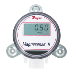 MS2-W111-BC-LCD | DWYER | Sensor de pressão diferencial ambiente (4-20mA ou 0-5/10V) bidirecional (+/-) com range selecionável (0,1", 0,15", 0,25", 0,5" w.c.), comunicação BACnet e display LCD