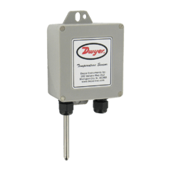 O-4E | DWYER | Sensor de temperatura de ar exterior PT1000 2 fios