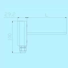 RSA-TT2,3,4,5,6A Séries - Sensor Transmissor de Temperatura