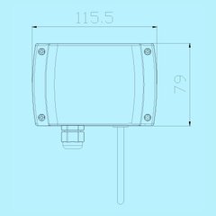 RSA-TT2,3,4,5,6A Séries - Sensor Transmissor de Temperatura - comprar online