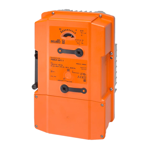 PMBUP-MFT-T | BELIMO | Atuador de damper Proporcional (2-10Vdc) de 160Nm e NEMA 4X (IP66/67) - 24 a 240Vac
