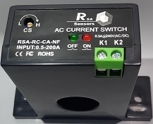 RSA-RC-CA-NF | RSA | RELE DE CORRENTE COM AJUSTE RANGE AJUSTE 0.5 ATÉ 200A, 1 CONTATO NORMAL ABERTO, CONTATO 0.3A~240VAC