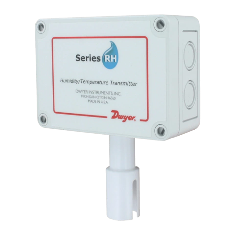 RHP-5O1A | DWYER | Sensor de umidade (4-20mA) e temperatura (10K curva lll) de ar externo com precisão de 5%