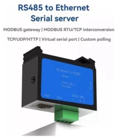 RSA-RS485MBUS-ETHERNET-MBUS | RSA SENSORS | Servidor De Porta Serial Rs485 Mod Bus Para Ethernet Modbus Tcp IP6 - RSA SENSORS