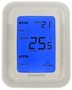 T6861V2WB-2 TERMOSTATO DIGITAL HONEYWELL, DUPLO ESTAGIO, 220V, ON OFF, HORIZONTAL, DISPLAY AZUL - comprar online