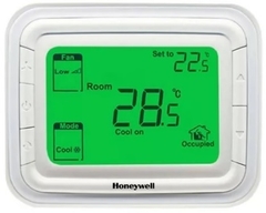 T6865H2WG-R TERMOSTATO HONEYWELL DIGITAL,24V, PROPORCIONAL 0...10VDC, QUENTE E FRIO, 3 VELOCIDADES, HORIZONTAL, DISPLAY VERDE