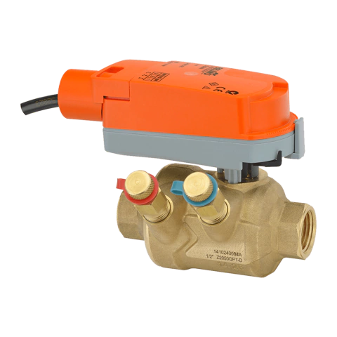 Z2050QPT-F+CQB24-SR-L | BELIMO | Válvula de controle e balanceamento independente de pressão Proporciona de 1/2" até GPM 4,3 - 24Vac