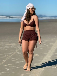 Shorts Floripa - Raiz - Marrom - comprar online