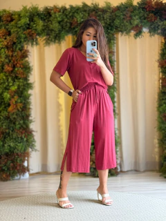 Calça Abélia - Cereja - comprar online