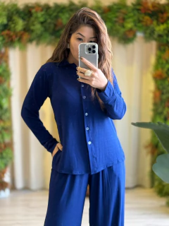 Camisa Cravo - Azul Profundo - comprar online