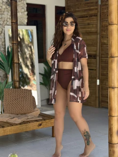 Saida Patricia - Raíz - Marrom - comprar online