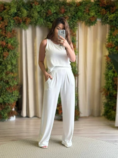 Calça Mirtilo - Off White - comprar online