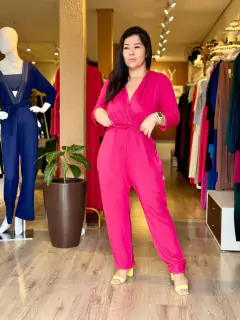 Macacão Avenca - rosa