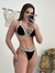 Top Anny - branco/verde menta