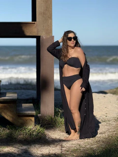 Calcinha Thaina - Raiz - Preto - comprar online