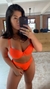 Calcinha Cris - laranja - comprar online