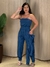 Cropped Iris - petroleo - comprar online