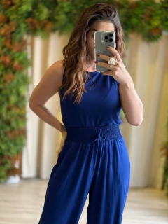 Blusa Bromélia - Azul Profundo - comprar online