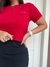 blusa Sálvia - vermelho - comprar online