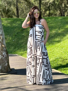 Vestido Catarina - Estampa Off - comprar online