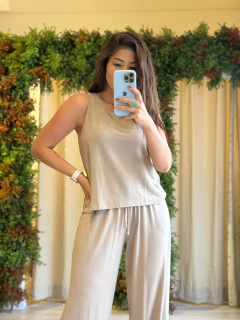 Blusa Bromélia - Areia - comprar online